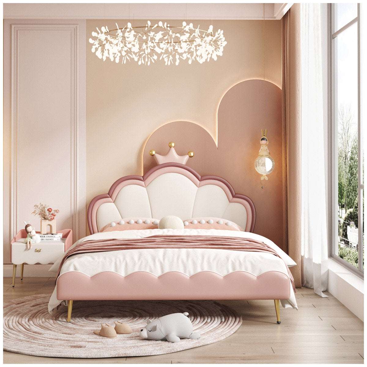 Aesthetik Kids Shell Princess Bed