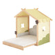 Aesthetik Kids Cloud Castle Kids Bed Solid Pine Removable Tent Cover