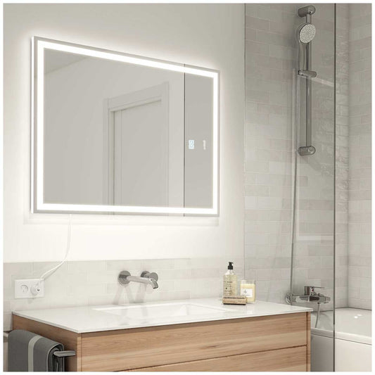 Artika Aurea Integrated LED Plug In Wall Mirror – view 2