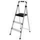 Rubbermaid 3-Step Aluminum Folding Stool – Lightweight, Durable & Slip-Resistant