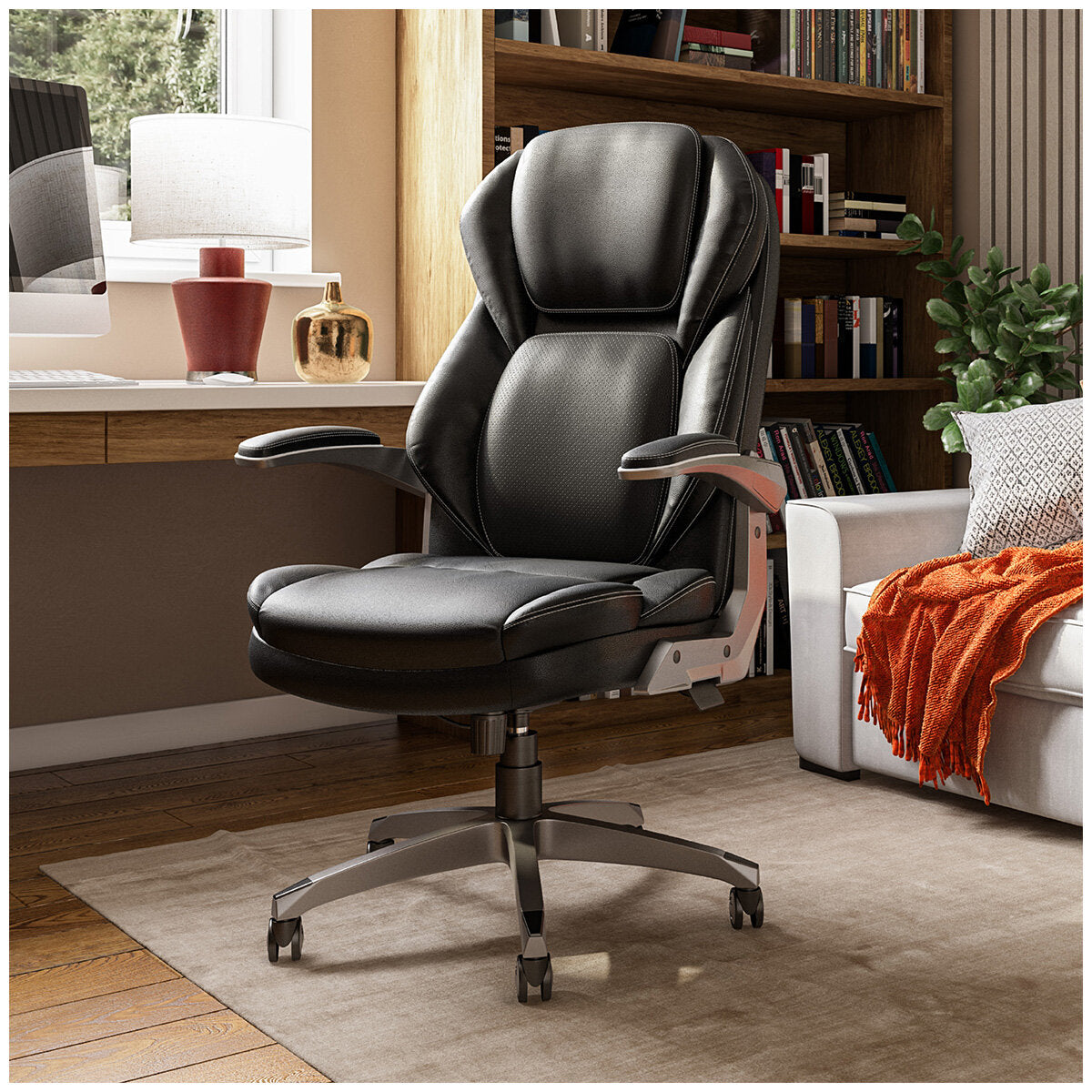 True Wellness Adjustable Headrest Manager Office Chair