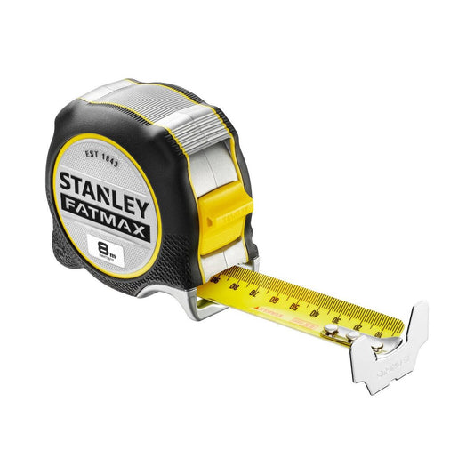 Stanley Fatmax Xtreme Tape Measure 8m - Durable - Integrated Finger Brake - Double-Sided Print – view 2 - Auzzistore