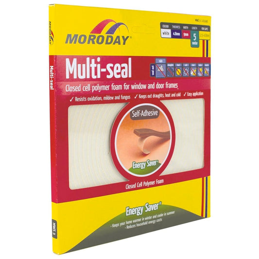 Moroday Weather Seal - 9mm - Closed Cell Foam - Self Adhesive - Auzzistore
