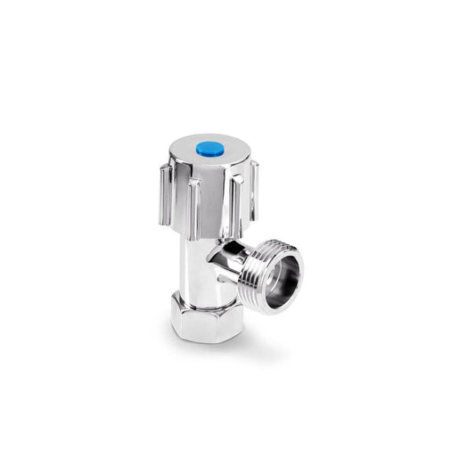 Brasshards Loose Nut Mini Washing Machine Tap 20mm Chrome - Easy Install - Auzzistore