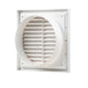 Blauberg 150mm White Square Fixed Grille - ABS Plastic - Easy Maintenance