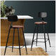 Artiss Vintage Industrial Bar Stool Walnut 2 Pack – view 3
