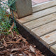 Jack Garden Edging 300mm x 8m Recycled Plastic Protects Mulch