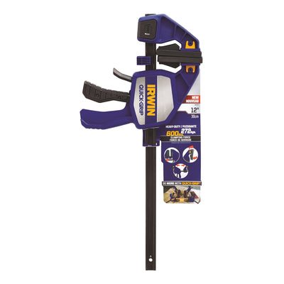 Irwin Heavy Duty Bar Clamp 300mm Steel Non-Marring Pads Strength