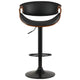 Artiss Bar Stools Tub Seat Wooden and Leather Black