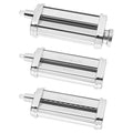 KitchenAid 3-Piece Pasta Roller and Cutter Attachment KSMPRA Metal