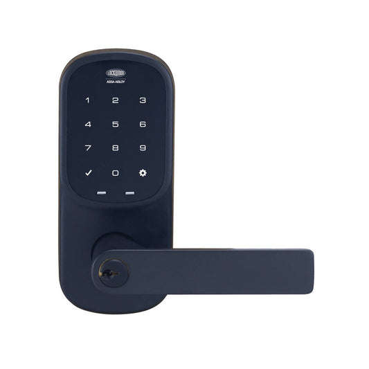 Lockwood SDL Smart Leverset - Keyless Entry - Matt Black - 145mm x 154mm - Auzzistore