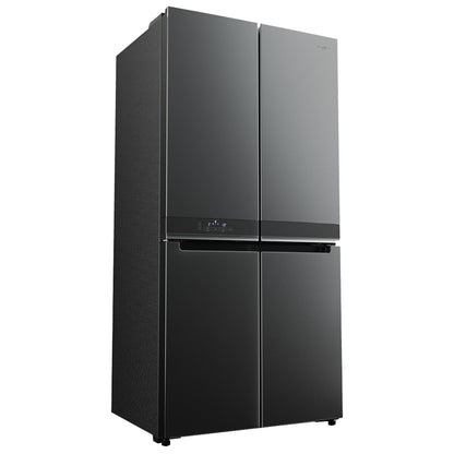 Whirlpool Four Door Fridge Freezer 594L Black WQ70900SBX