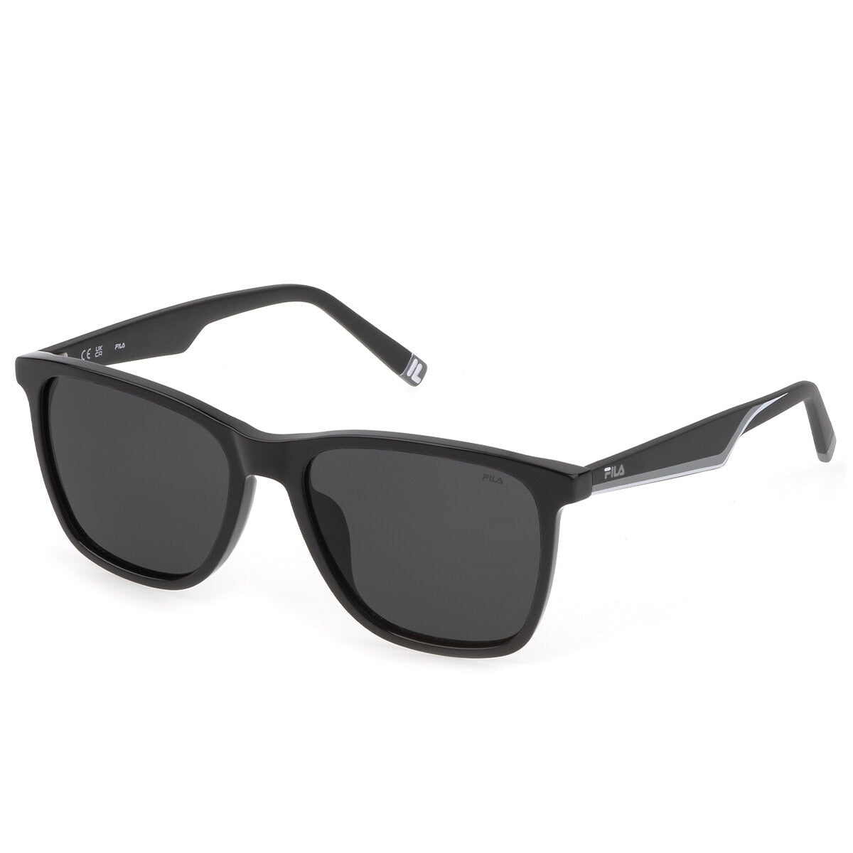 FILA SFI461 Men's Sunglasses Shiny Black