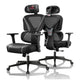 Onex Eureka GC06 Norn Ergonomic Chair Black Grey - Adjustable Lumbar Support & Breathable Mesh for Comfort & Posture Support – view 2