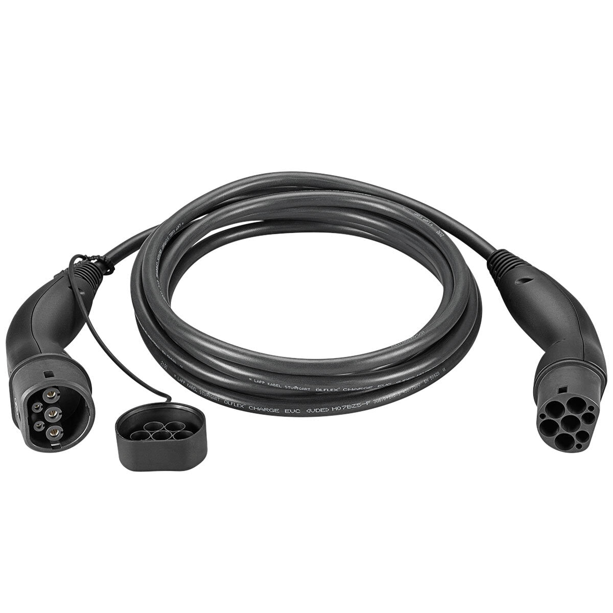 LAPP EV Charge Cable Type 2 (7.4kW-1P-32A) 7M Black