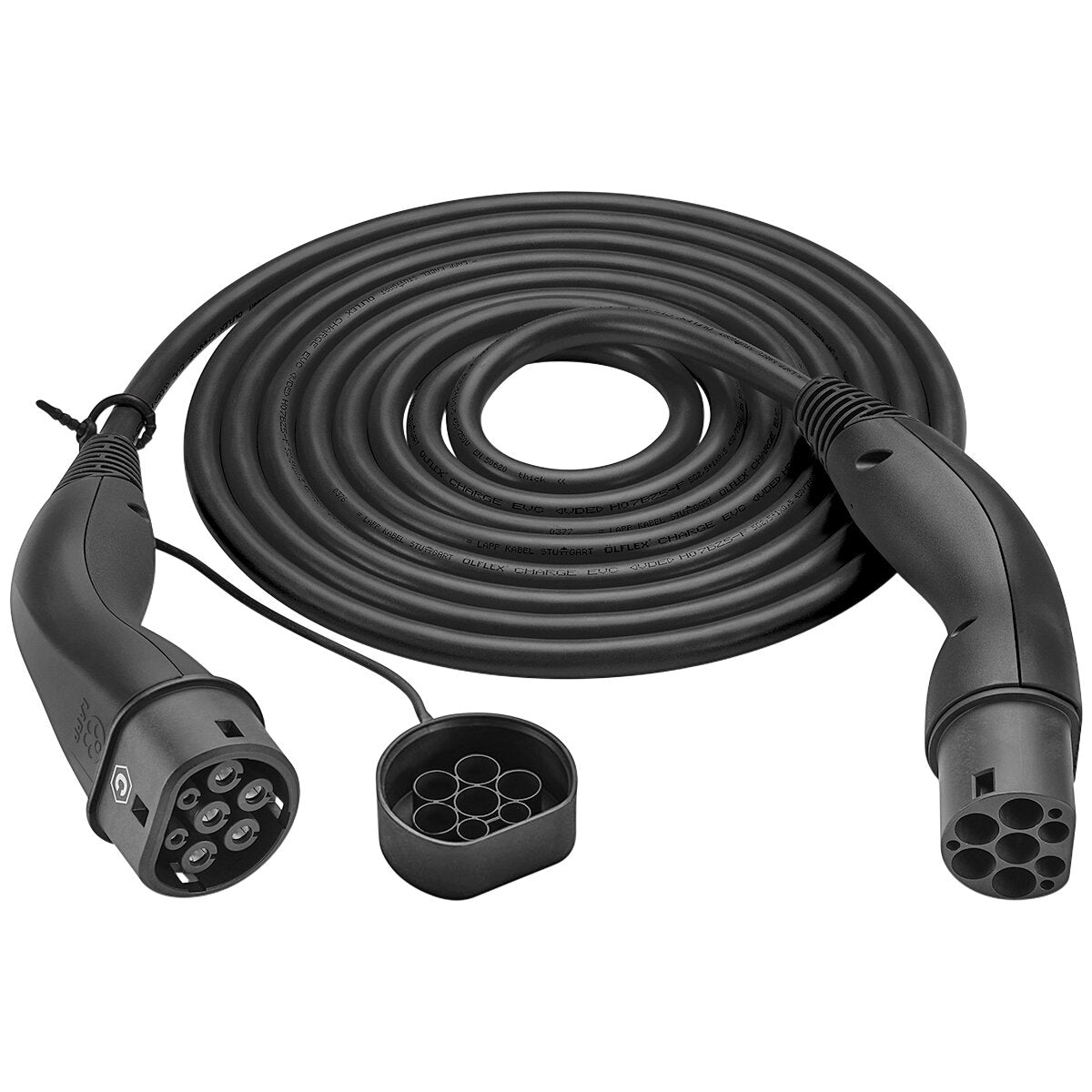 LAPP EV Helix Charge Cable Type 2 (11kW-3P-20A) Black