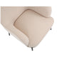 ONEX HuGo Boucle Upholstered Armchair Ivory – view 8