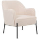 ONEX HuGo Boucle Upholstered Armchair Ivory – view 3