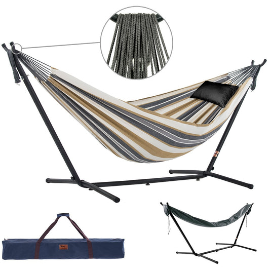 Vivere 2.7m Cotton Hammock Bundle