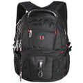 SWISSWIN Laptop Backpack 35L Capacity SW8112 Black 1680D Water-Resistant