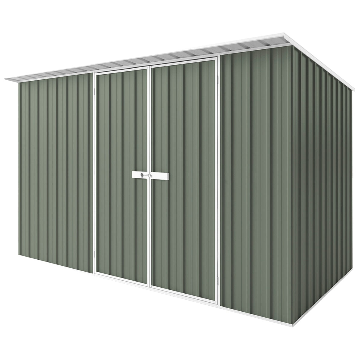 EasyShed Skillion Roof 3.75 x 1.9M Mist Green