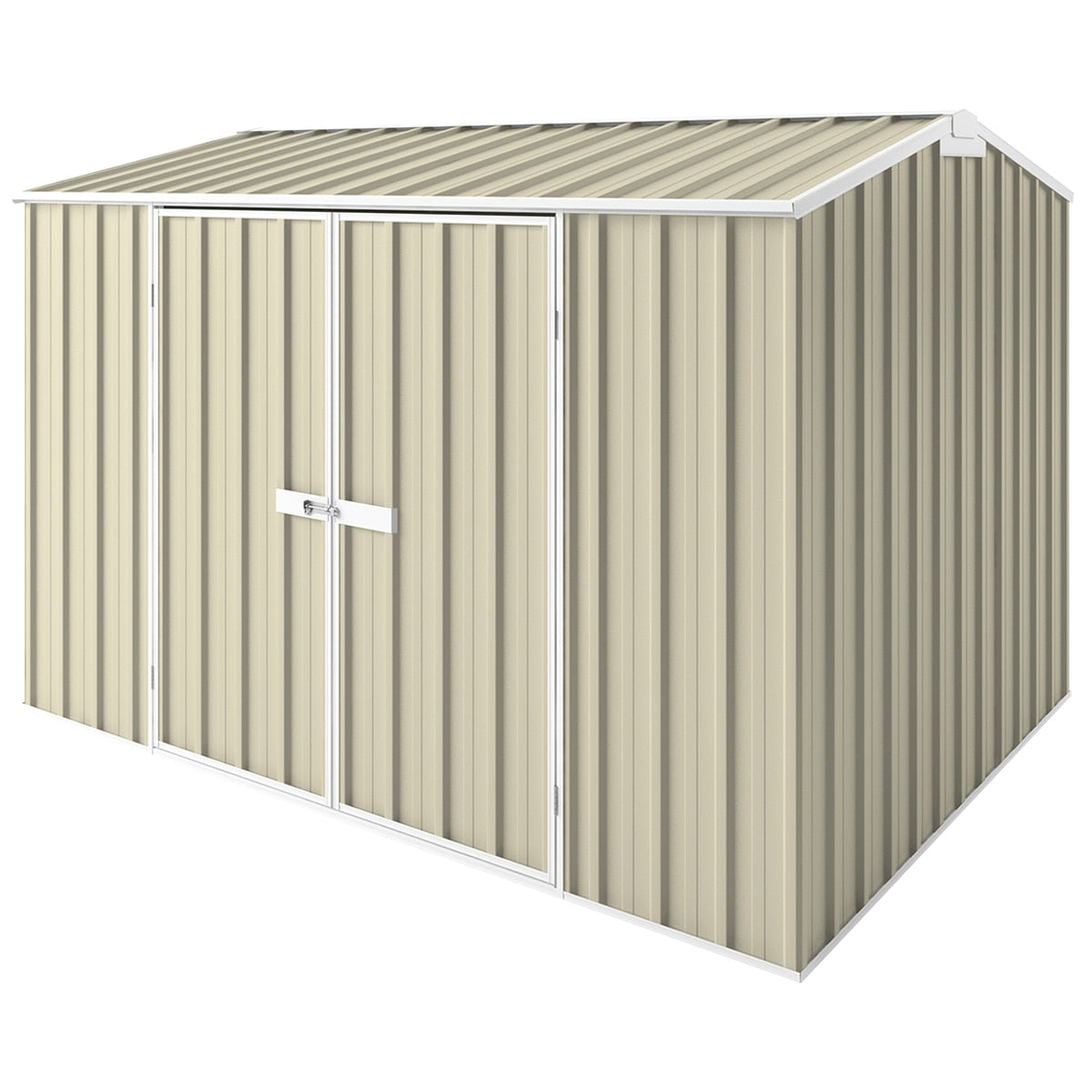 EasyShed Gable Roof 3 x 2.25M Smooth Cream