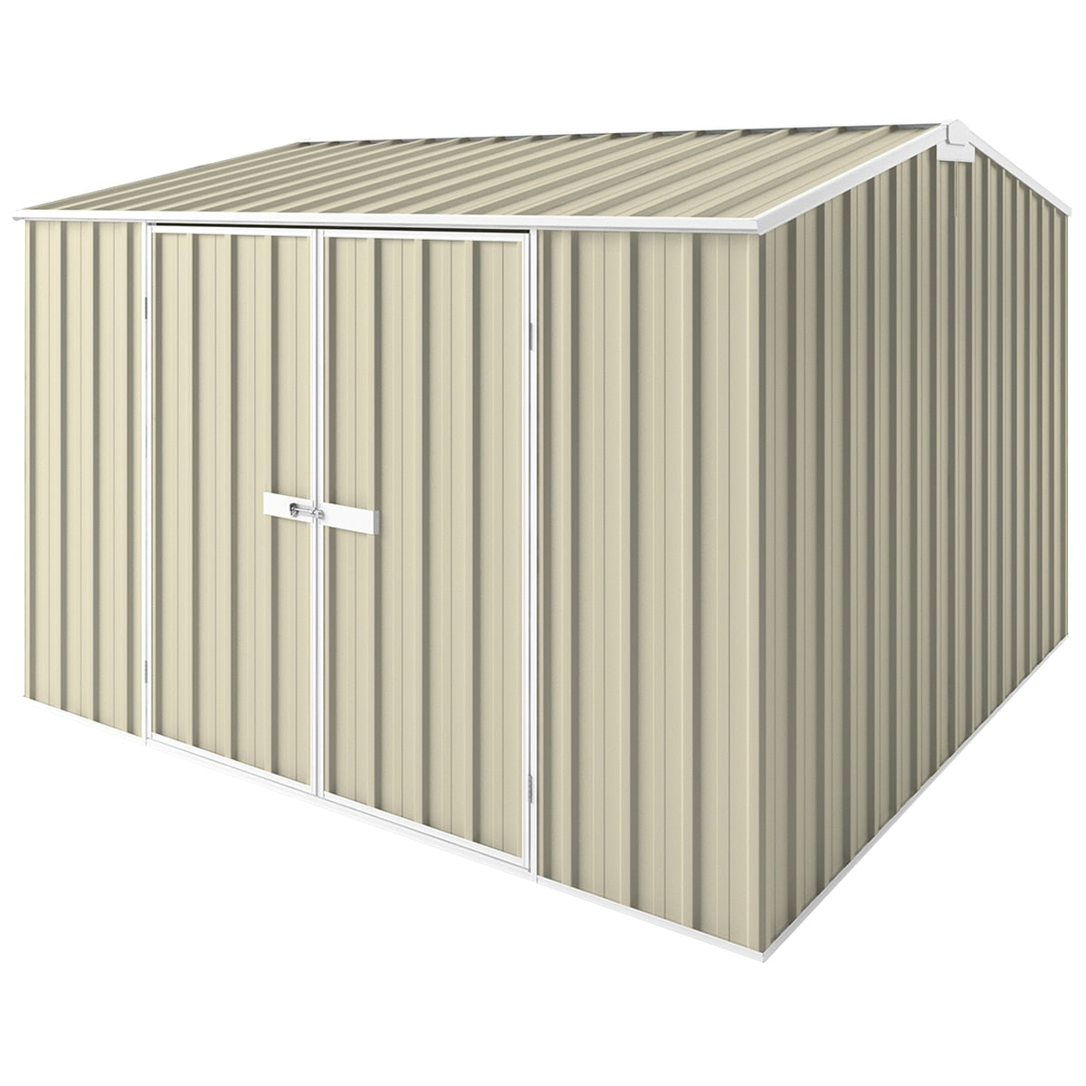 EasyShed Gable Roof 3 x 3M Smooth Cream