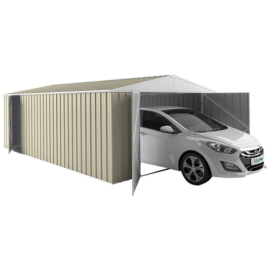 EasyShed Garage 4.5 x 3M Smooth Cream
