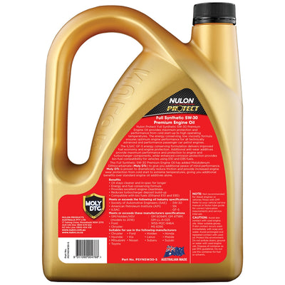 Nulon Protect Full Synthetic 5W-30 Premium Petrol Engine Oil