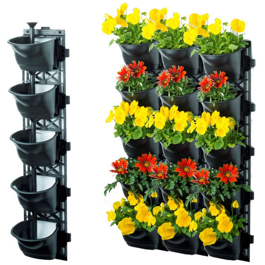Maze QUINT Vertical Garden With 3 Frames And 15 Pots – view 2