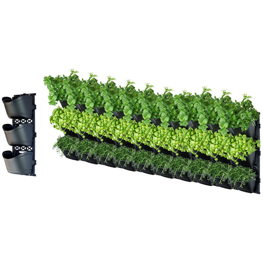 Maze TRI Large Vertical Garden With 10 Frames And 30 Pots – view 2