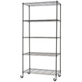 Trinity Basics 5 Tier Shelving Rack Black
