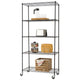 Trinity Basics 5 Tier Shelving Rack Black – view 2