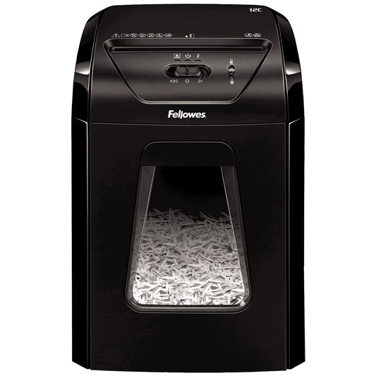 Fellowes Powershred 12C Cross-Cut Shredder
