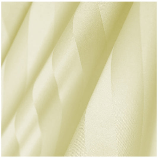 Ramesses 1200 Thread Count Cotton Sateen Stripe King Quilt Cover Set Cream – view 2