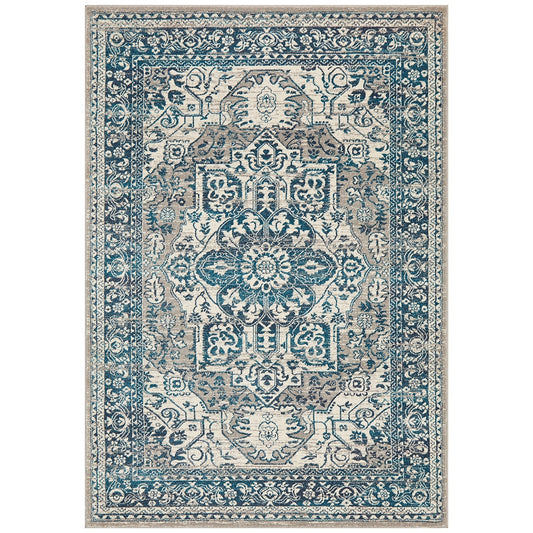 Rug Culture Babylon 207 Blue Indoor Rug 330 x 240cm