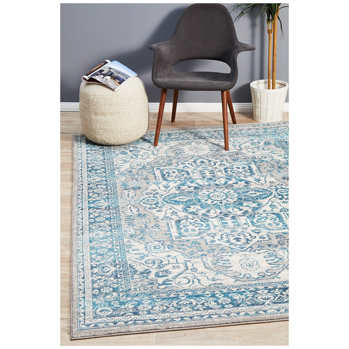 Rug Culture Babylon 207 Blue Indoor Rug 330 x 240cm