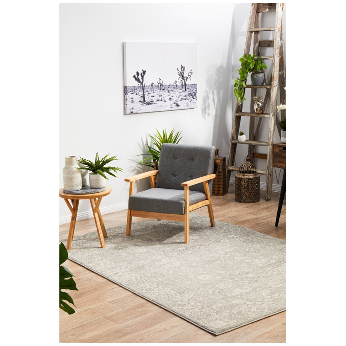 Rug Culture Evoke 252 Silver Indoor Rug 290 x 200cm