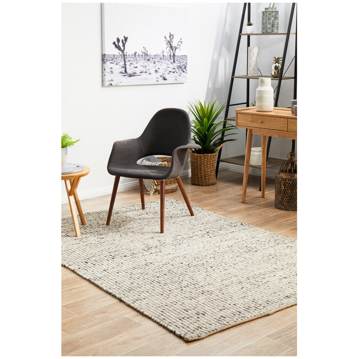 Rug Culture Skandi 300 Grey Indoor Rug 225 x 155cm