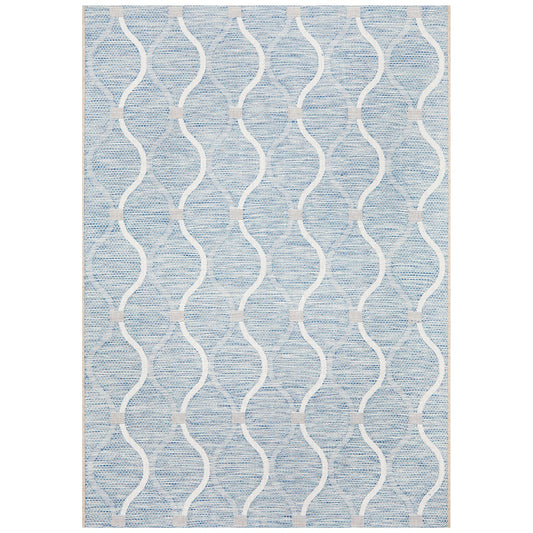 Rug Culture Terrace 5501 Indoor/Outdoor Rug 230 x 160cm Blue 456