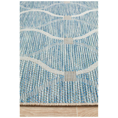 Rug Culture Terrace 5501 Indoor/Outdoor Rug 230 x 160cm Blue 456