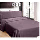 Ramesses 1100 Thread Count Cotton Sateen King Sheet Set Eggplant – view 2