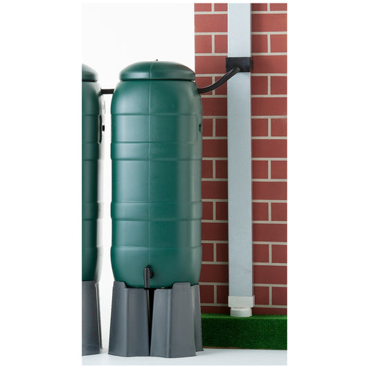 Maze 100L Rainwater Tank With Downpipe Diverter And Linking Kit - Auzzistore