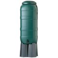 Maze 100L Compact Rainwater Tank Kit Downpipe Diverter Linking Kit Green