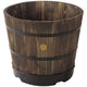 Takasho VegTrug Wooden Barrel Planter 46 x 34cm 6 Pack – view 2