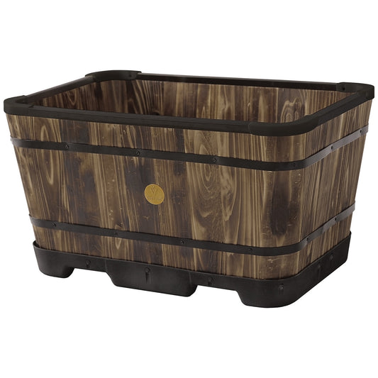 Takasho VegTrug 60cm Wooden Trough Planter 4 Pack – view 2