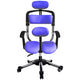 Hara C‑Type Folding Chair – Portable Outdoor Seat in Blue