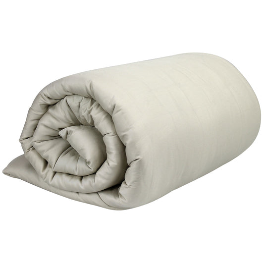 Onkaparinga Weighted Blanket 7kg Charcoal, Hypoallergenic, Removable Cover, 1220x1830mm - Auzzistore
