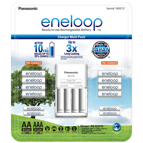 Panasonic Eneloop Rechargeable Battery Pack - Auzzistore