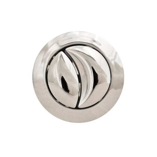 Fluidmaster Dual Flush Button - 38mm - Plastic - Chrome Finish - Auzzistore